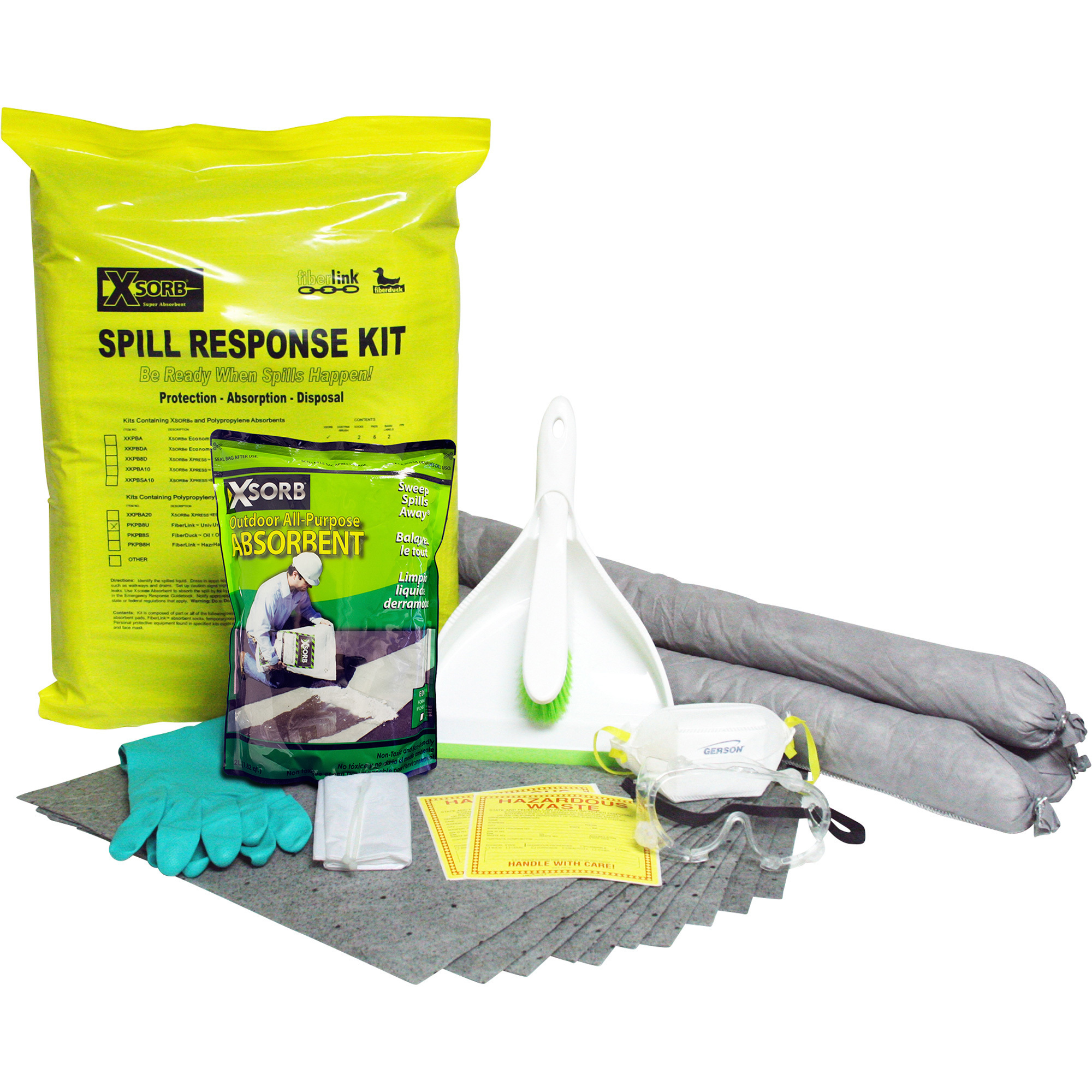Impact Absorbents XSORB Xpress Outdoor All-Purpose Kit,  6 1/2-Lb. Bag, Model# XKPBDA10-3